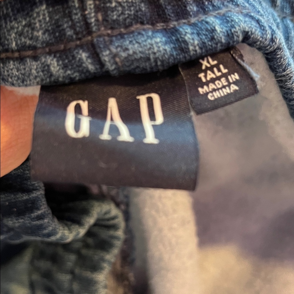GAP Women's Dark Navy Drawstring Joggers - Picture 2 of 6